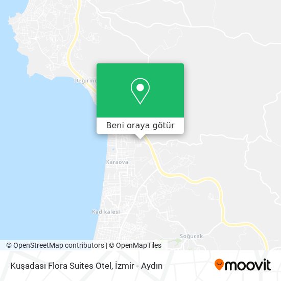 Kuşadası Flora Suites Otel harita