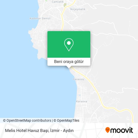 Melis Hotel Havuz Başı harita