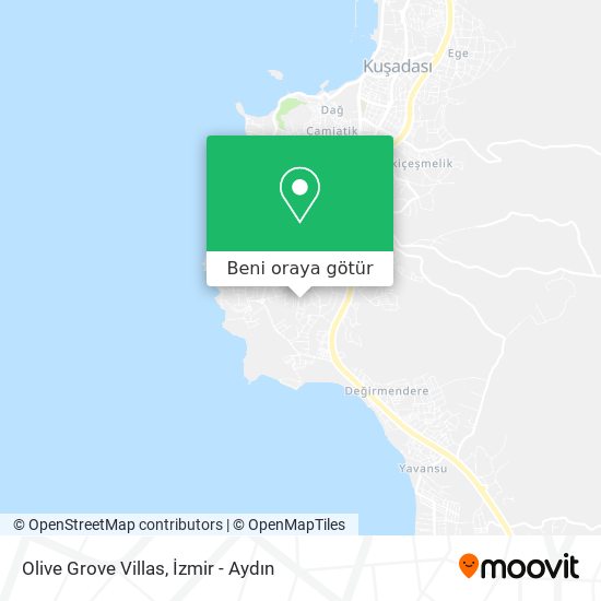 Olive Grove Villas harita