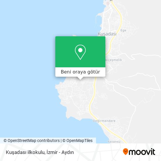 Kuşadası ilkokulu harita