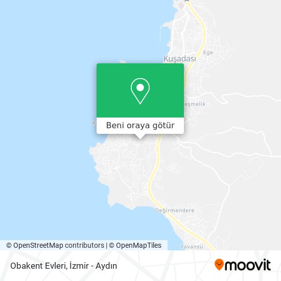 Obakent Evleri harita