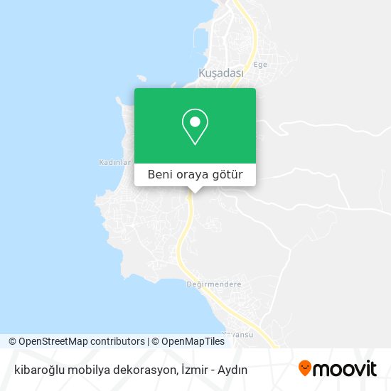 kibaroğlu mobilya dekorasyon harita