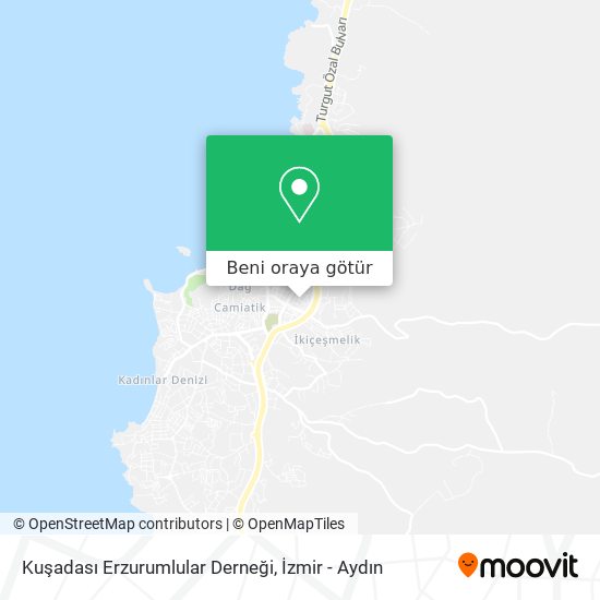 Kuşadası Erzurumlular Derneği harita