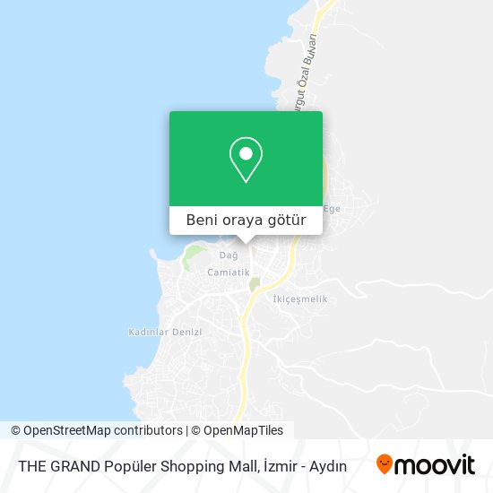 THE GRAND Popüler Shopping Mall harita