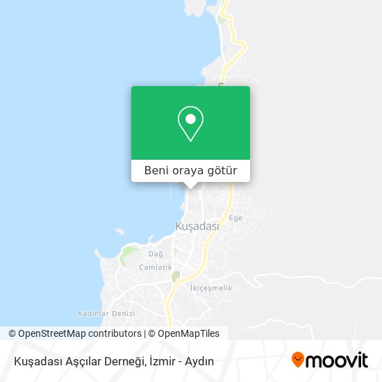 Kuşadası Aşçılar Derneği harita