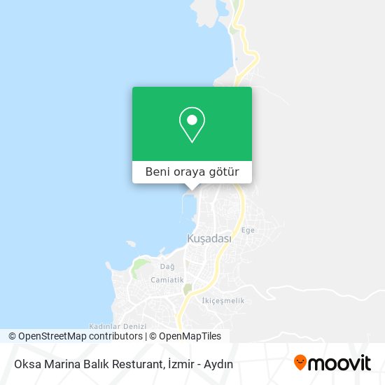 Oksa Marina Balık Resturant harita