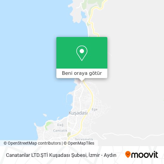 Canatanlar LTD.ŞTİ Kuşadası Şubesi harita