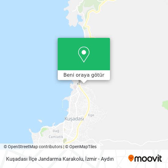 Kuşadası İlçe Jandarma Karakolu harita