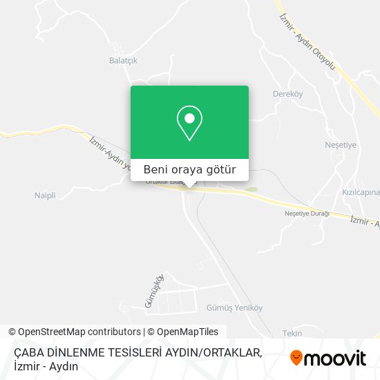 ÇABA DİNLENME TESİSLERİ AYDIN / ORTAKLAR harita
