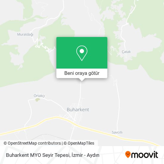 Buharkent MYO Seyir Tepesi harita