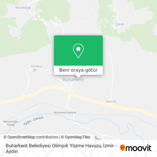 Buharkent Belediyesi Olimpik Yüzme Havuzu harita