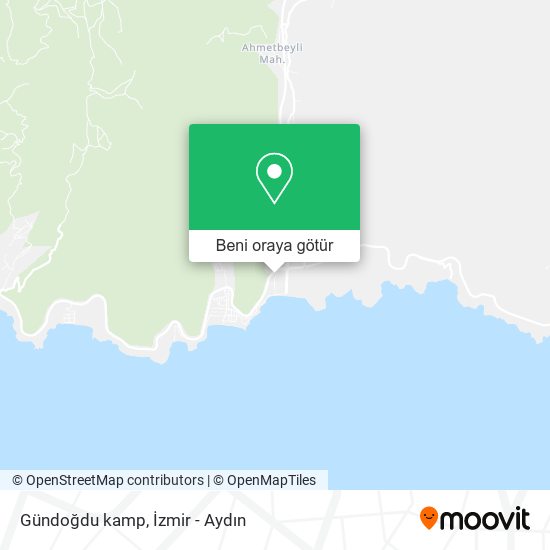 Gündoğdu kamp harita