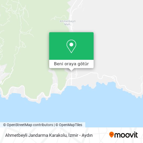 Ahmetbeyli Jandarma Karakolu harita