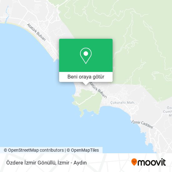 Özdere İzmir Gönüllü harita