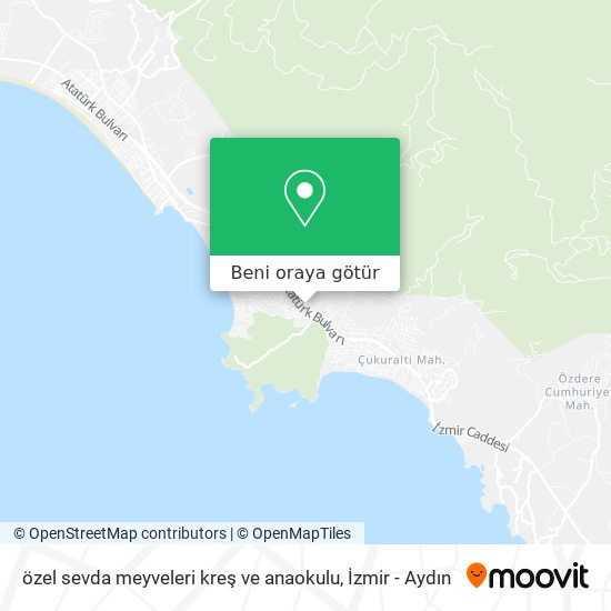 özel sevda meyveleri kreş ve anaokulu harita