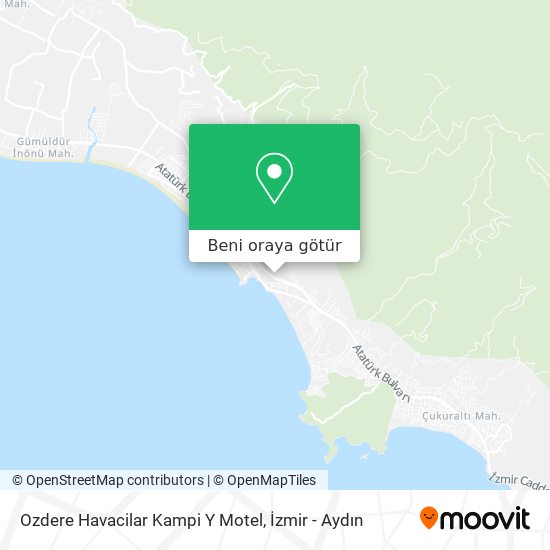 Ozdere Havacilar Kampi Y Motel harita
