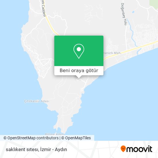 saklıkent sıtesı harita