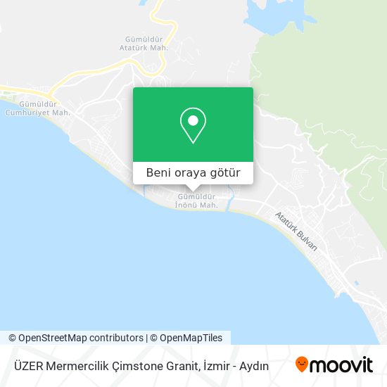 ÜZER Mermercilik Çimstone Granit harita
