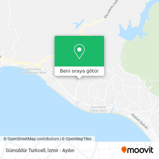 Gümüldür Turkcell harita