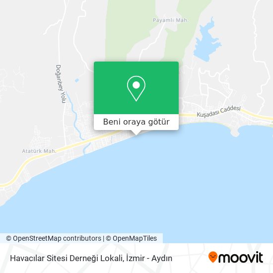 Havacılar Sitesi Derneği Lokali harita