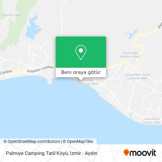 Palmiye Camping Tatil Köyü harita