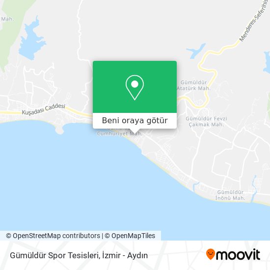 Gümüldür Spor Tesisleri harita