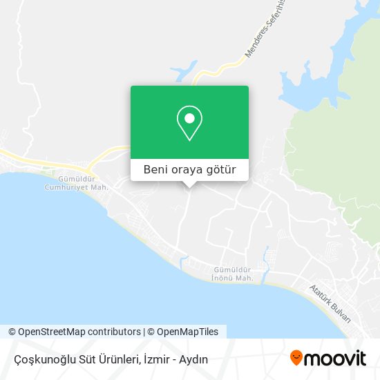 Çoşkunoğlu Süt Ürünleri harita