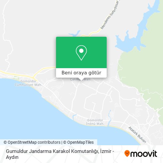 Gumuldur Jandarma Karakol Komutanlığı harita