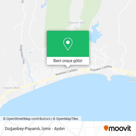 Doğanbey-Payamlı harita