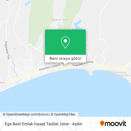 Ege Best Emlak İnşaat Tadilat harita