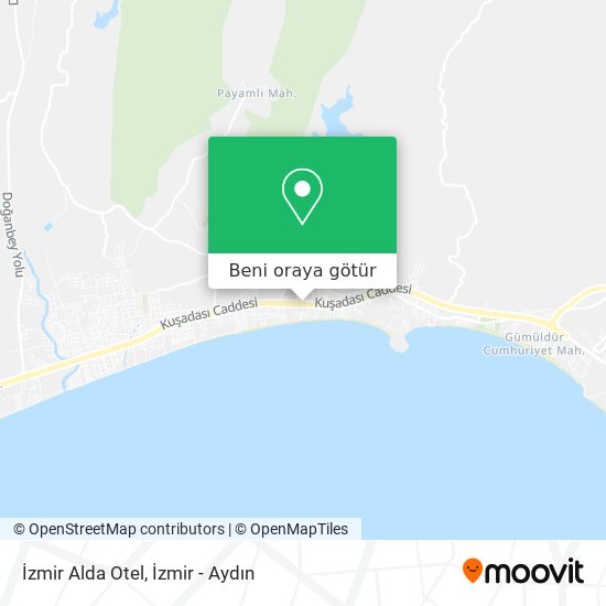İzmir Alda Otel harita