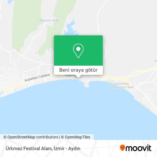 Ürkmez Festival Alanı harita