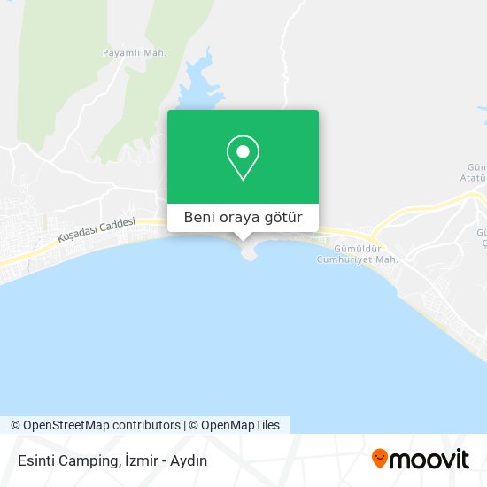 Esinti Camping harita