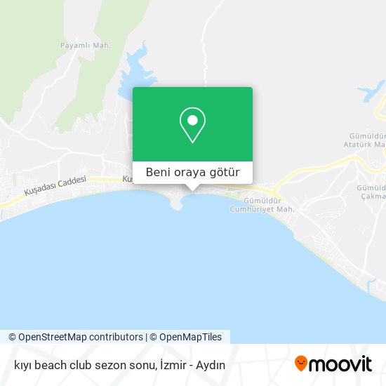 kıyı beach club sezon sonu harita