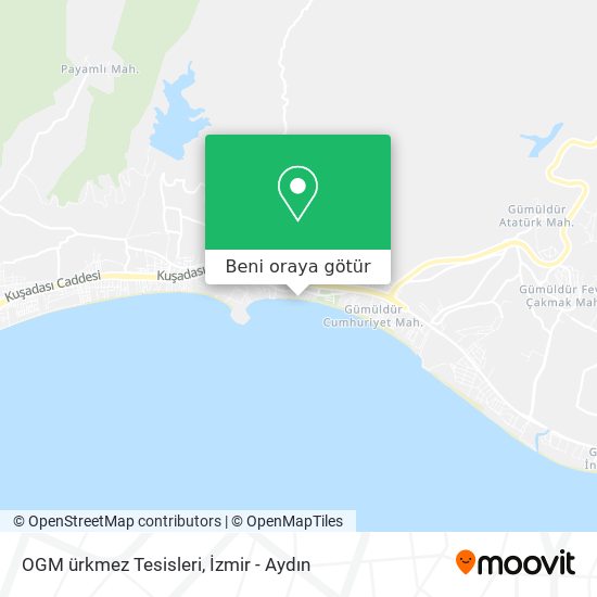 OGM ürkmez Tesisleri harita