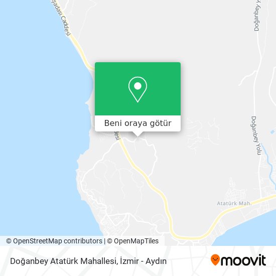 Doğanbey Atatürk Mahallesi harita