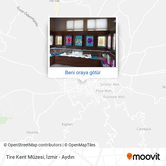 Tire Kent Müzesi harita