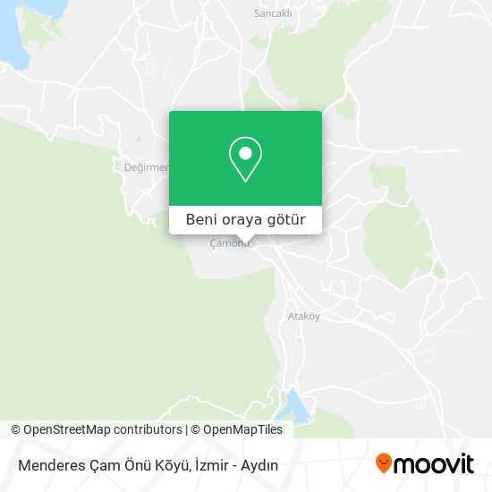 Menderes Çam Önü Kõyü harita