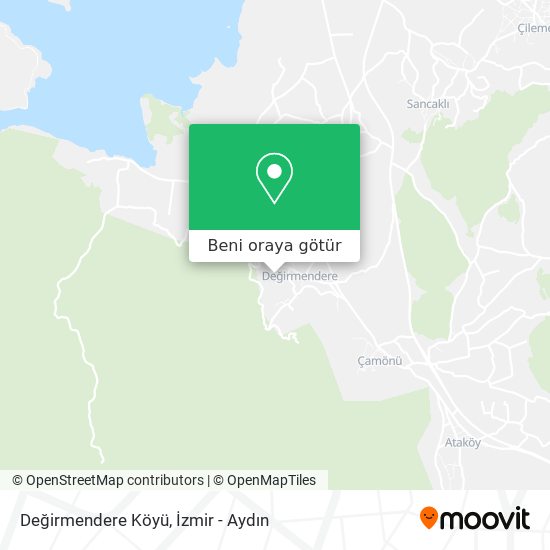 Değirmendere Köyü harita