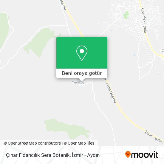 Çınar Fidancılık Sera Botanik harita