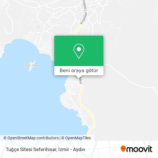 Tuğçe Sitesi Seferihisar harita