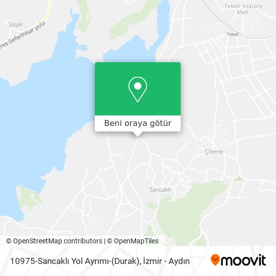 10975-Sancaklı Yol Ayrımı-(Durak) harita