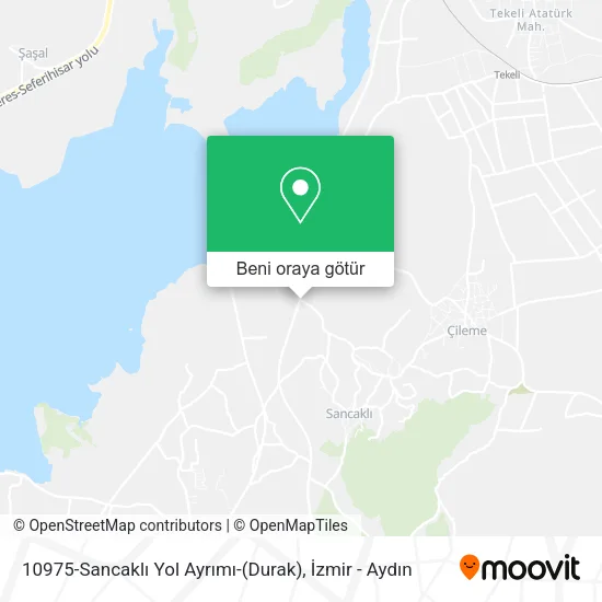 10975-Sancaklı Yol Ayrımı-(Durak) harita