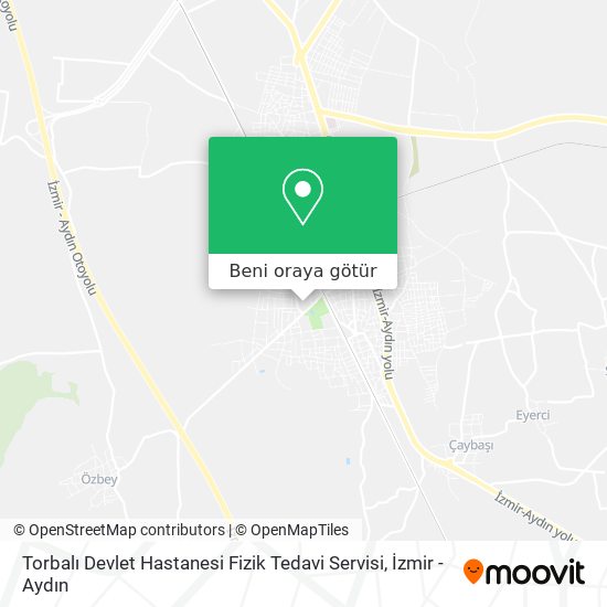 Torbalı Devlet Hastanesi Fizik Tedavi Servisi harita
