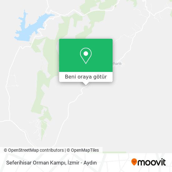 Seferihisar Orman Kampı harita
