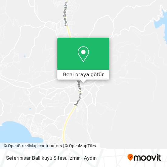 Seferihisar Ballıkuyu Sitesi harita