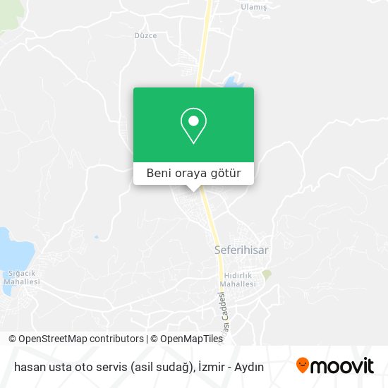 hasan usta oto servis (asil sudağ) harita