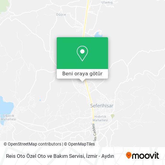 Reis Oto Özel Oto ve Bakım Servisi harita