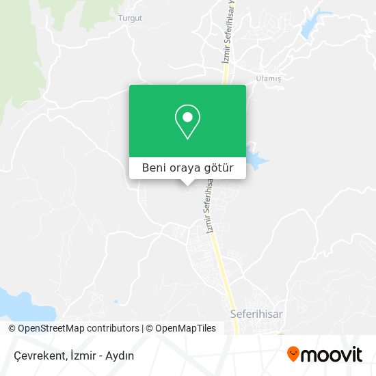 Çevrekent harita