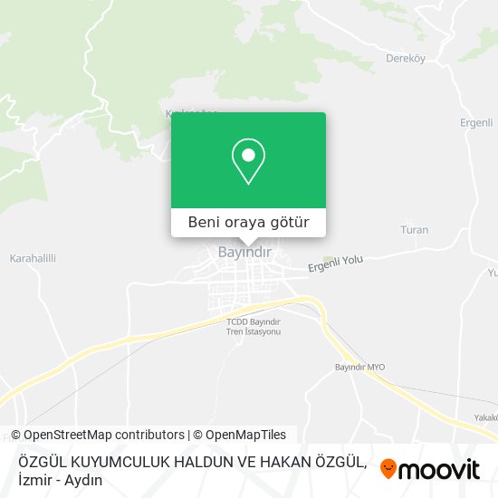 ÖZGÜL KUYUMCULUK HALDUN VE HAKAN ÖZGÜL harita